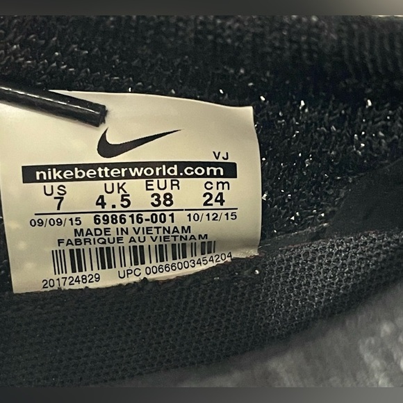 Nike Flyknit Zoom Agility Training Shoe 698616-001 Size 7 - Picture 6 of 6